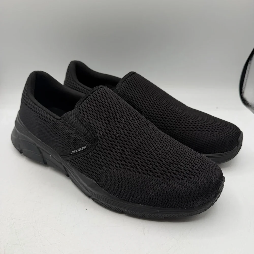 Skechers Men's Equalizer 4.0 Triple Play Shoes Mens Sz 13 Black Slip On Sneakers